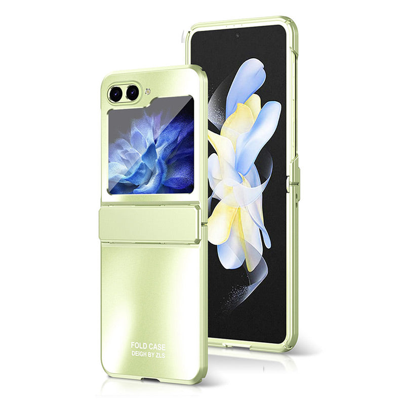 Galvanisiertes Gehäuse mit verbessertem Scharnierschutz für das Samsung Galaxy Z Flip 6/5/4/3