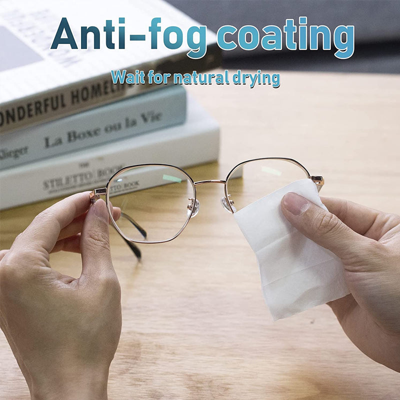 🕶Essential for glasses owners - Glasses defogging and degreasing wipes 🕶