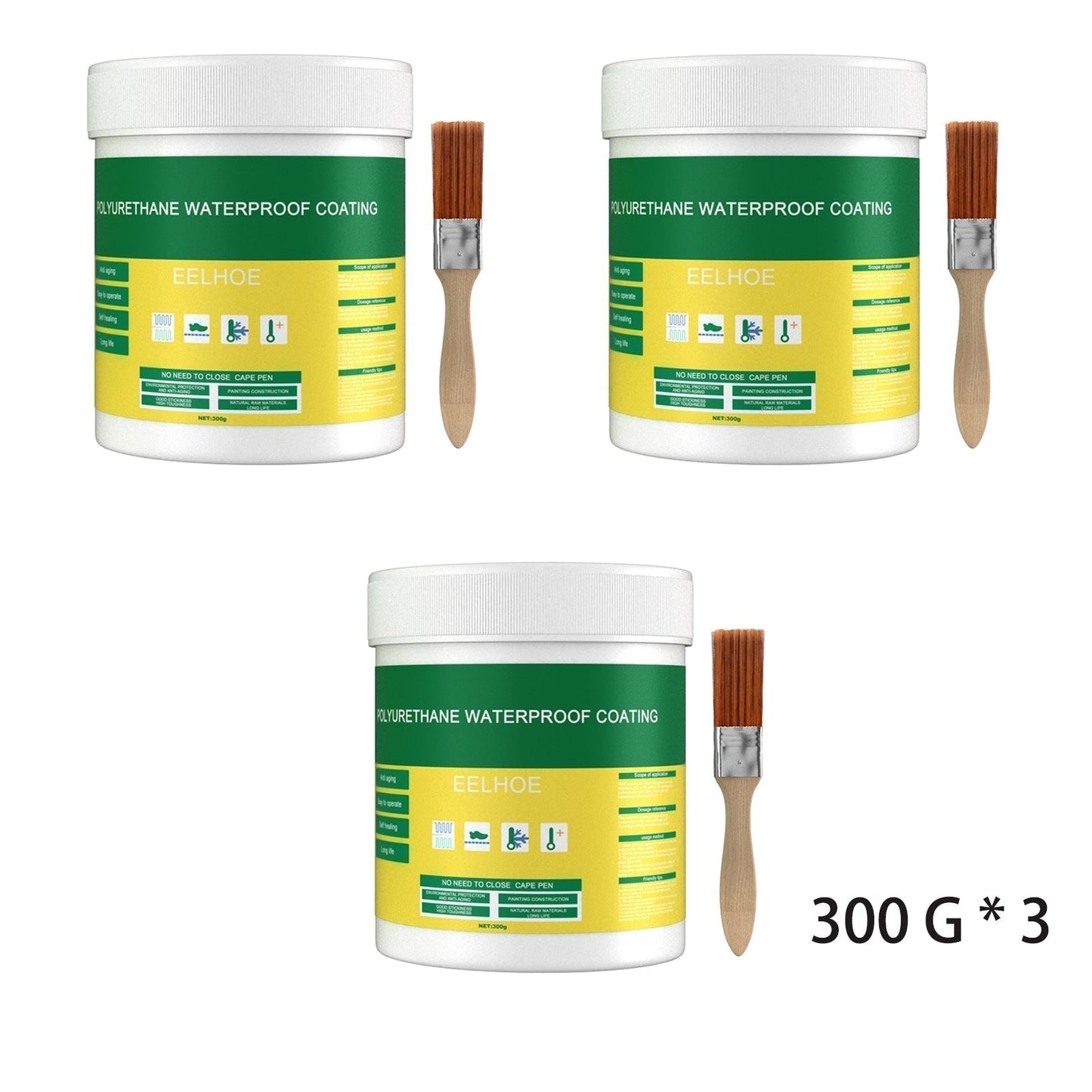 【Kaufen Sie 2 und erhalten Sie 1 gratis】 Multifunktionale transparente wasserdichte Beschichtung Jetzt bestellen und 50% sparen