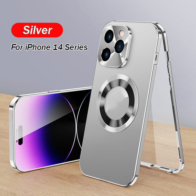 ⏳Begrenzte Zeit 50% Rabatt💥Beidseitig galvanisiertes Glas Magnetische Handyhülle