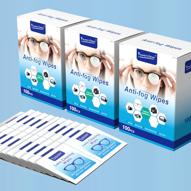 🕶Essential for glasses owners - Glasses defogging and degreasing wipes 🕶
