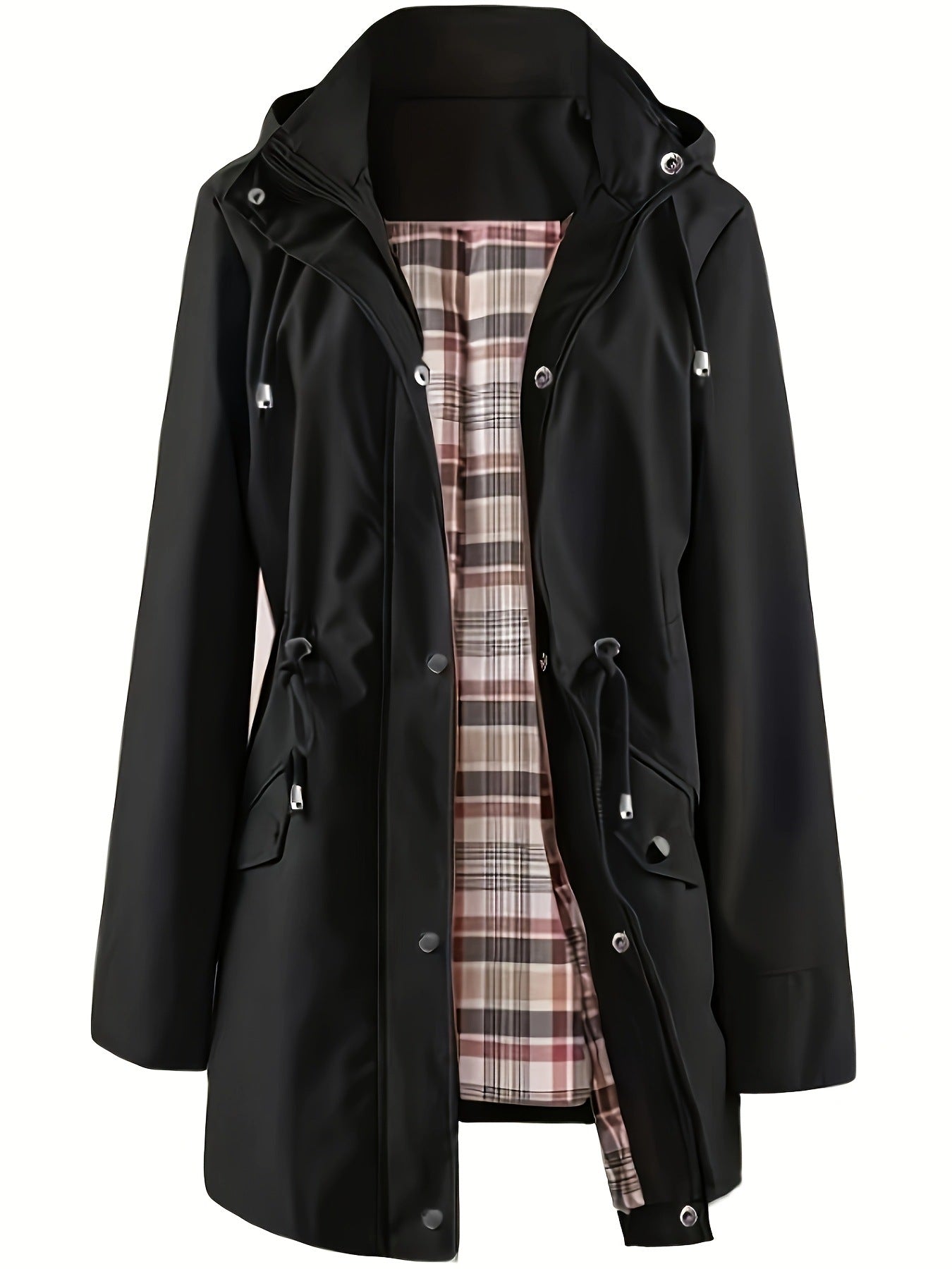 ❤️🔥Neu eingetroffen 50% Rabatt🥰 Einfarbige Freizeitjacken, wasserdichte und winddichte Mäntel, Windbreaker mit Kapuze