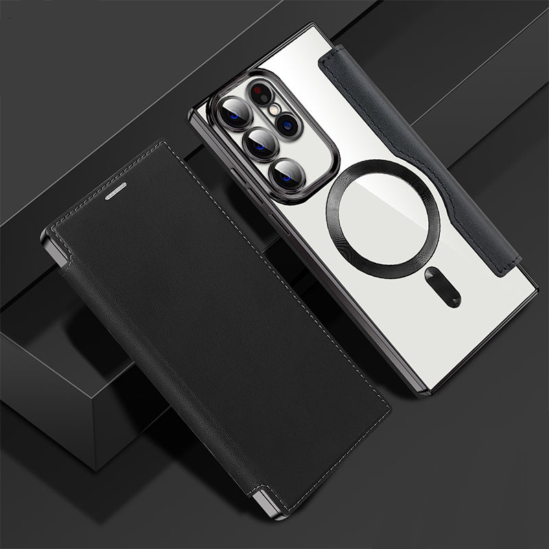 💖Neue, heiß verkaufte💖Samsung-Handyhülle mit Lederstruktur und Kartenhalter
