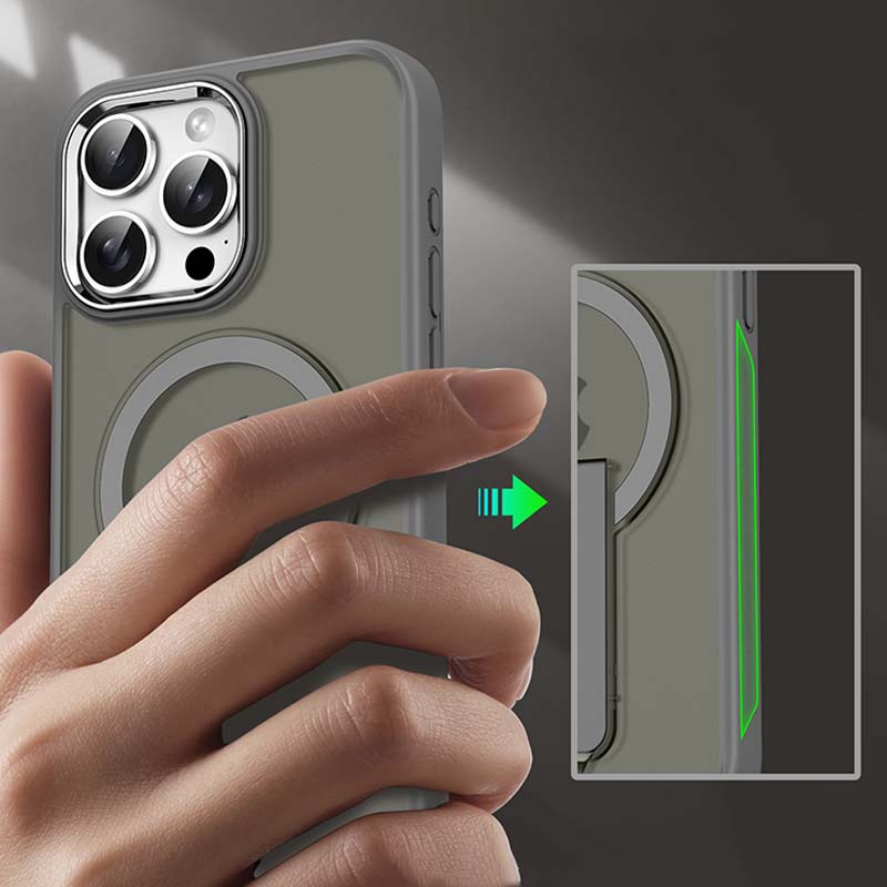 🔥Magnetische stoßfeste Handyhülle mit Ständer für iPhone 16-13 Serie