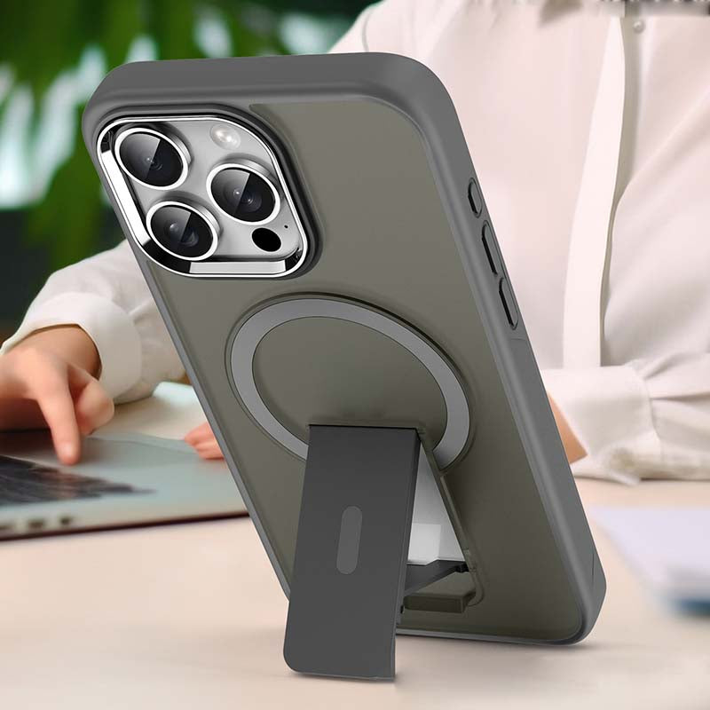 🔥Magnetische stoßfeste Handyhülle mit Ständer für iPhone 16-13 Serie