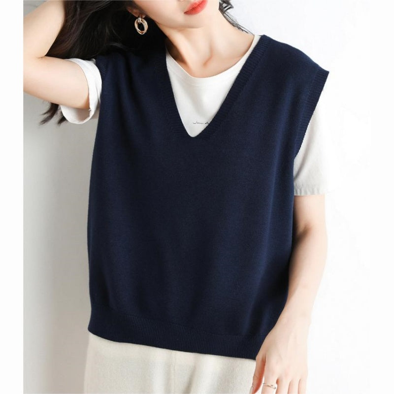 💥Zeitlich begrenzt 60 % RABATT 🌸Ultraweiche Strickweste mit V-Ausschnitt für Damen