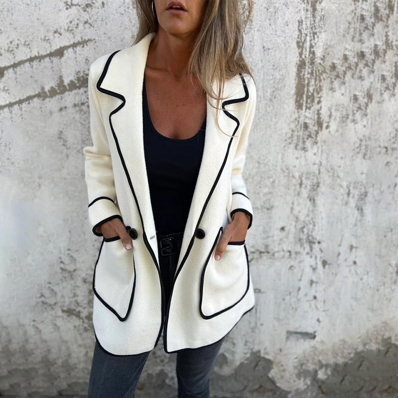 🌸Herbstschlussverkauf🌸Zeitlich begrenzt 53 % RABATT💕Stilvolle doppelseitige Wolljacke für Damen