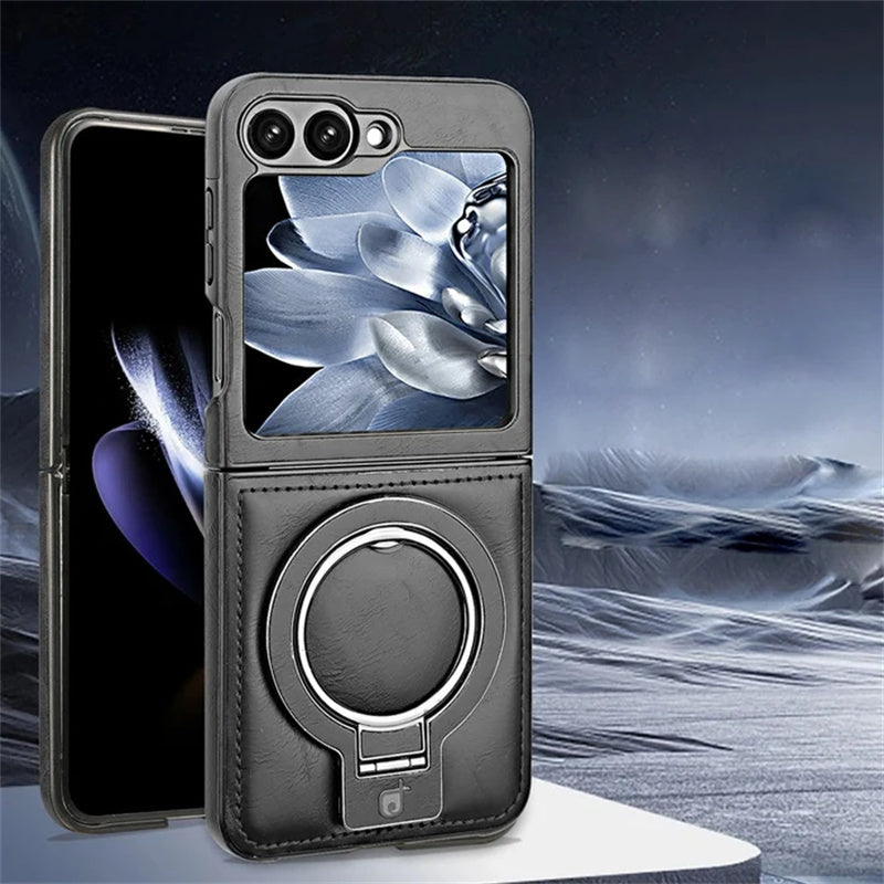 Magnetische Handyhülle mit Ringständer für Galaxy Z Flip Serie