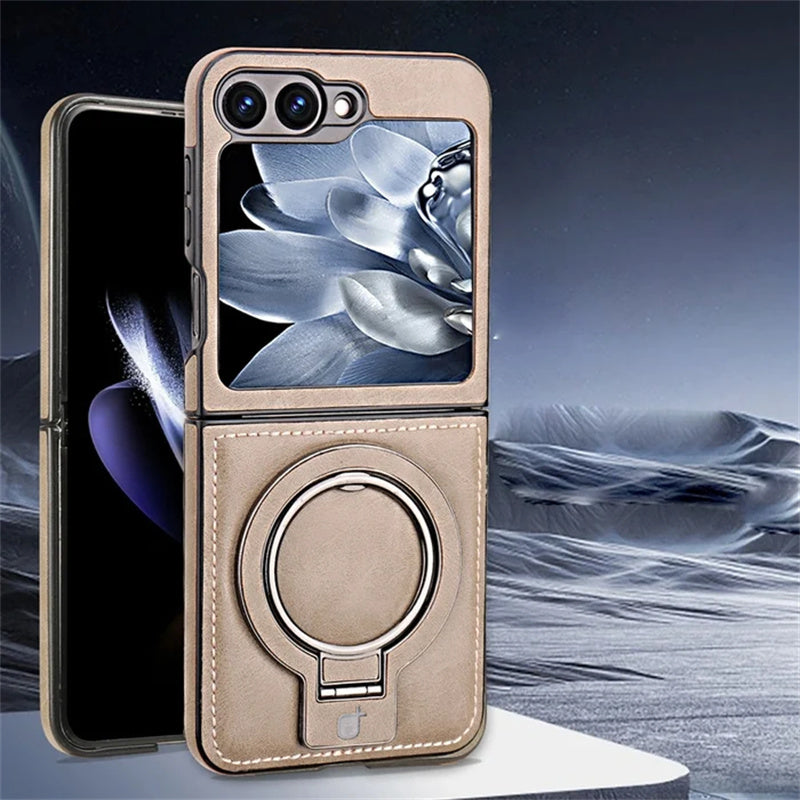 Magnetische Handyhülle mit Ringständer für Galaxy Z Flip Serie