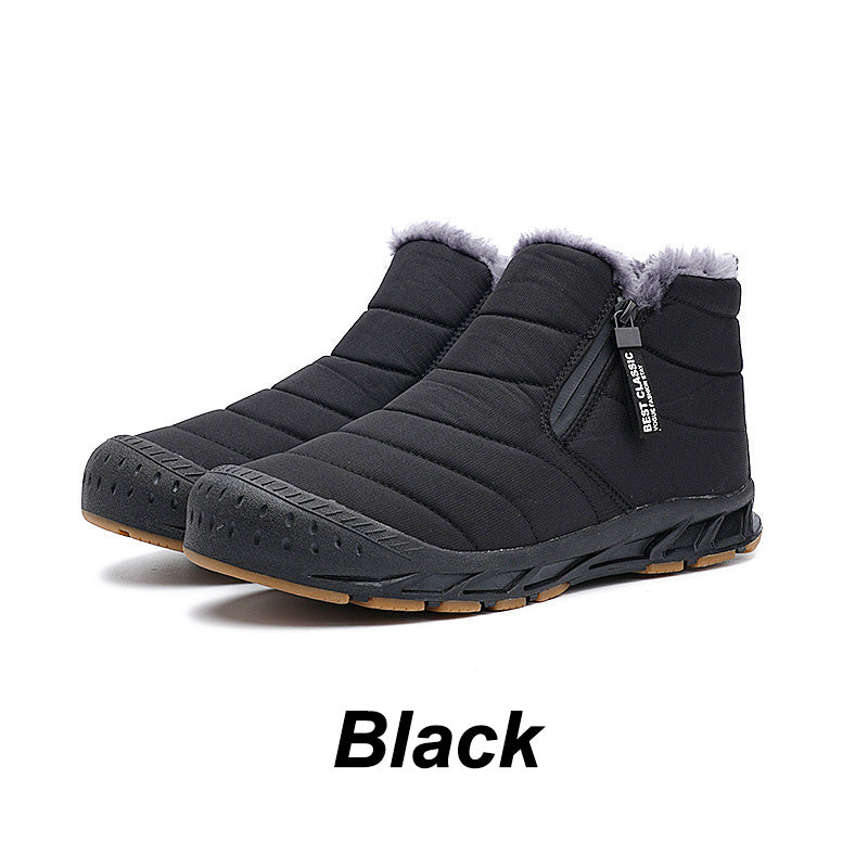 🎅Weihnachtsvorverkauf🎁Warme, wasserdichte Outdoor-Schneestiefel mit Kunstfellfutter für den Winter