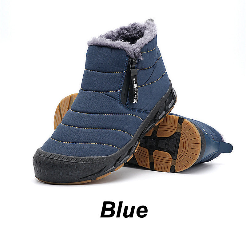 🎅Weihnachtsvorverkauf🎁Warme, wasserdichte Outdoor-Schneestiefel mit Kunstfellfutter für den Winter