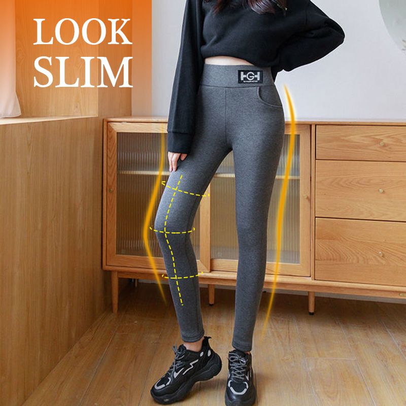 ❄️ Winterschlussverkauf 🔥 Modische, thermische Slim-Fit-Hose aus Kaschmir für Damen