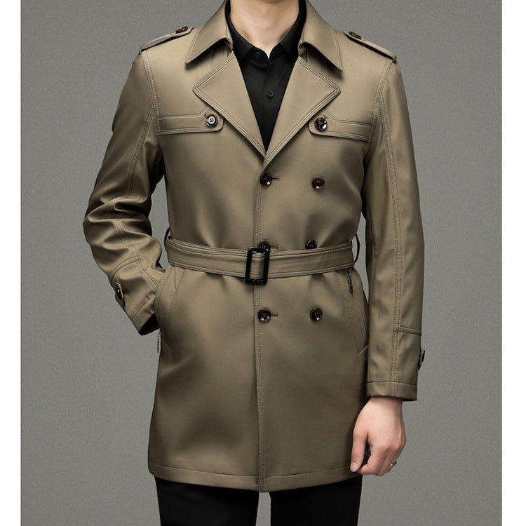 Doppelreihiger Trenchcoat für Herren