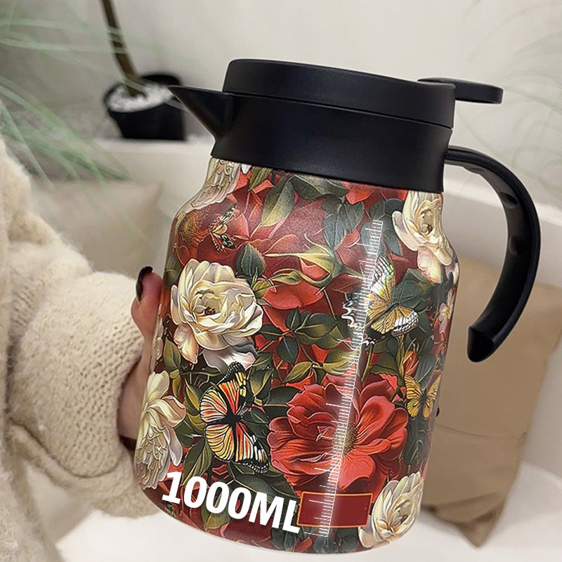 🔥Zeitlich begrenzter Rabatt-50% Rabatt🔥1000ml Vakuum-Isolierte Teekanne mit Sieb.