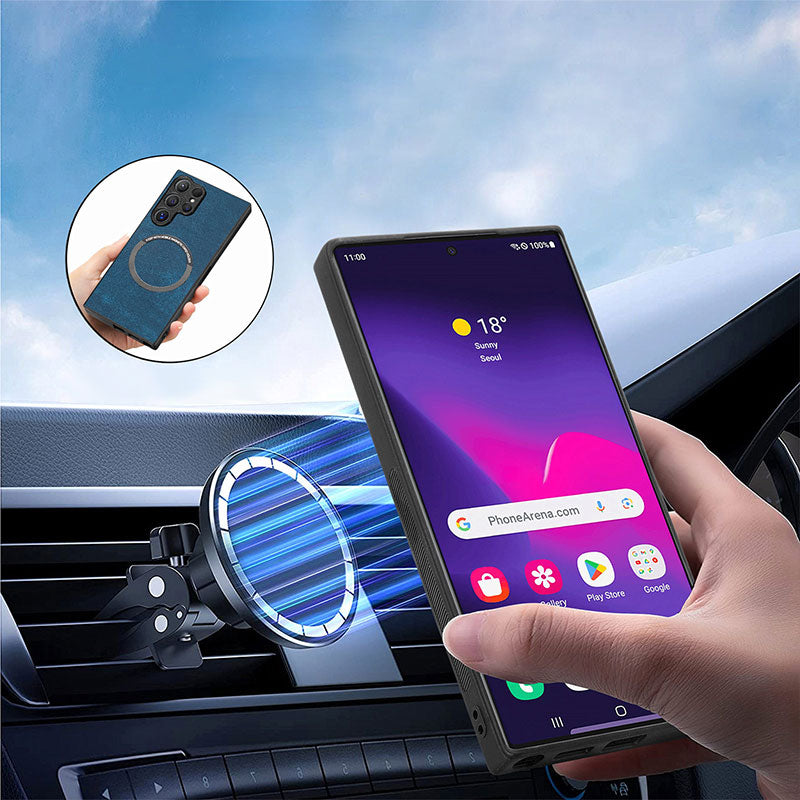 Neu eingetroffen | 2-in-1 magnetische All-Inclusive-Schutzhülle aus Leder mit abnehmbarem Kartenhalter für die Samsung Galaxy S-Serie