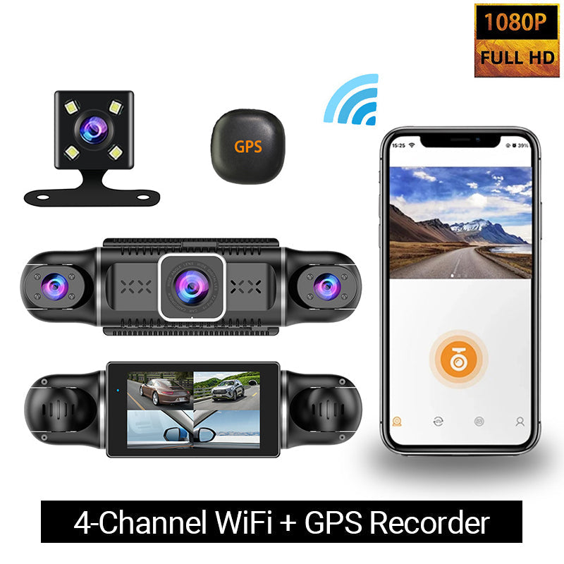 🔥VENDITA CALDA 2025🔥 Registratore per auto a 4 canali 1080P