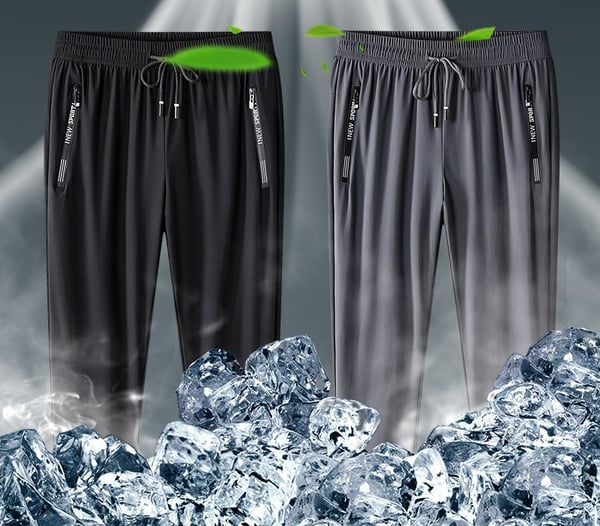 đ„LETZTER TAG 50 % RABATTđ„Sommer Herren Eis Seide Sporthose