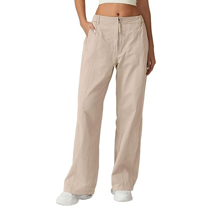 ⏳Begrenzte Zeit 50% Rabatt💥Lässige, lockere Damenhose mit hoher Taille und Taschen