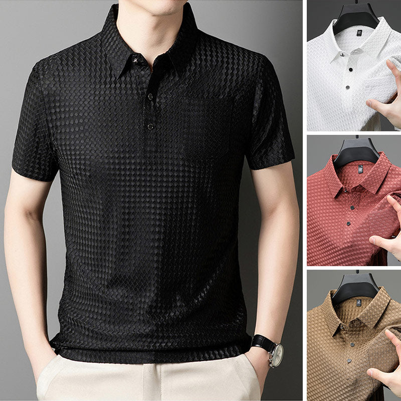 Camicia corta strutturata per uomini