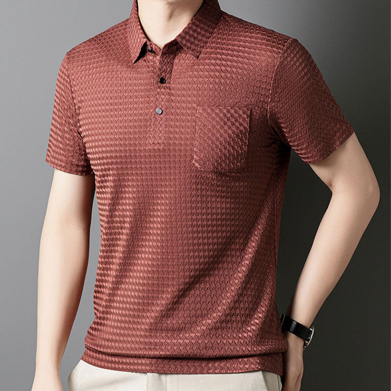 Camicia corta strutturata per uomini