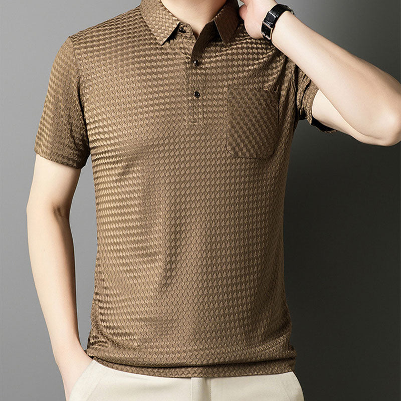 Camicia corta strutturata per uomini