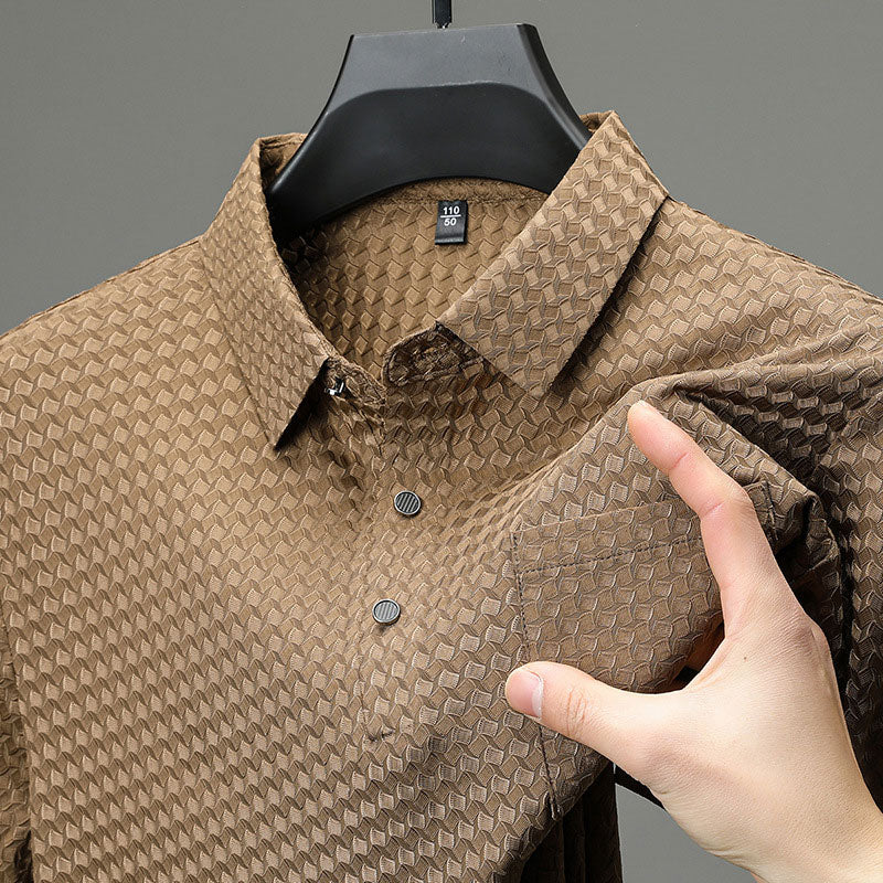 Camicia corta strutturata per uomini