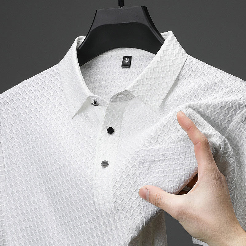 Camicia corta strutturata per uomini
