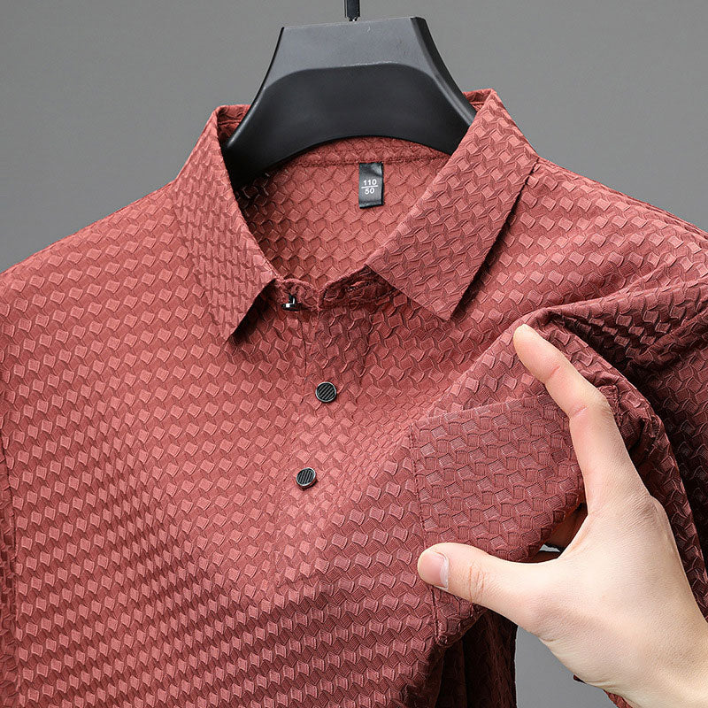 Camicia corta strutturata per uomini