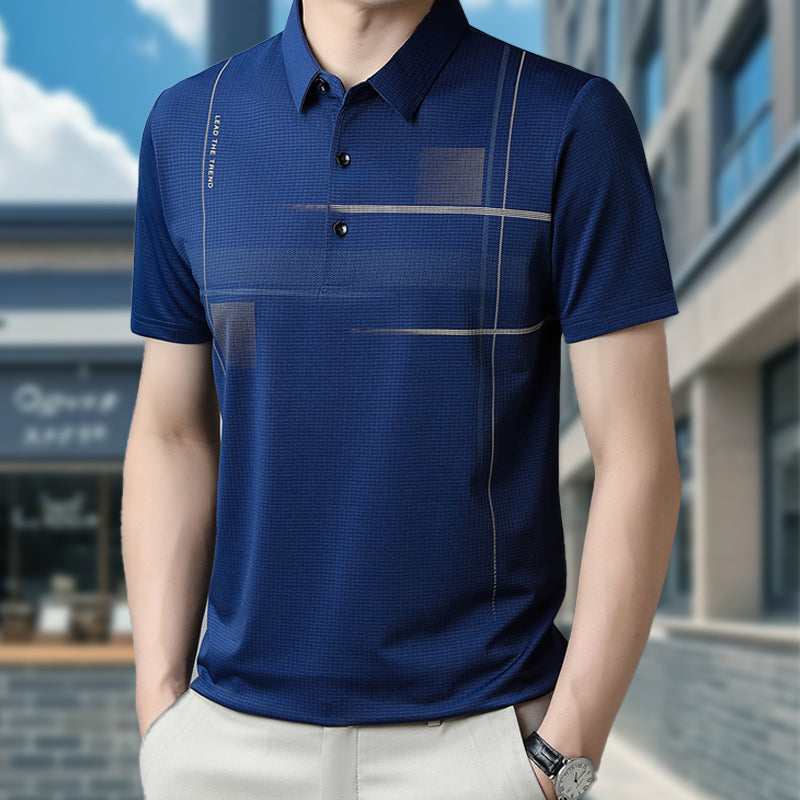 💥 Loose, cool, breathable lapel T-shirt for men