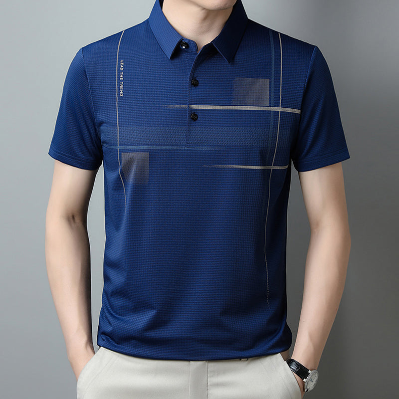 💥 Loose, cool, breathable lapel T-shirt for men