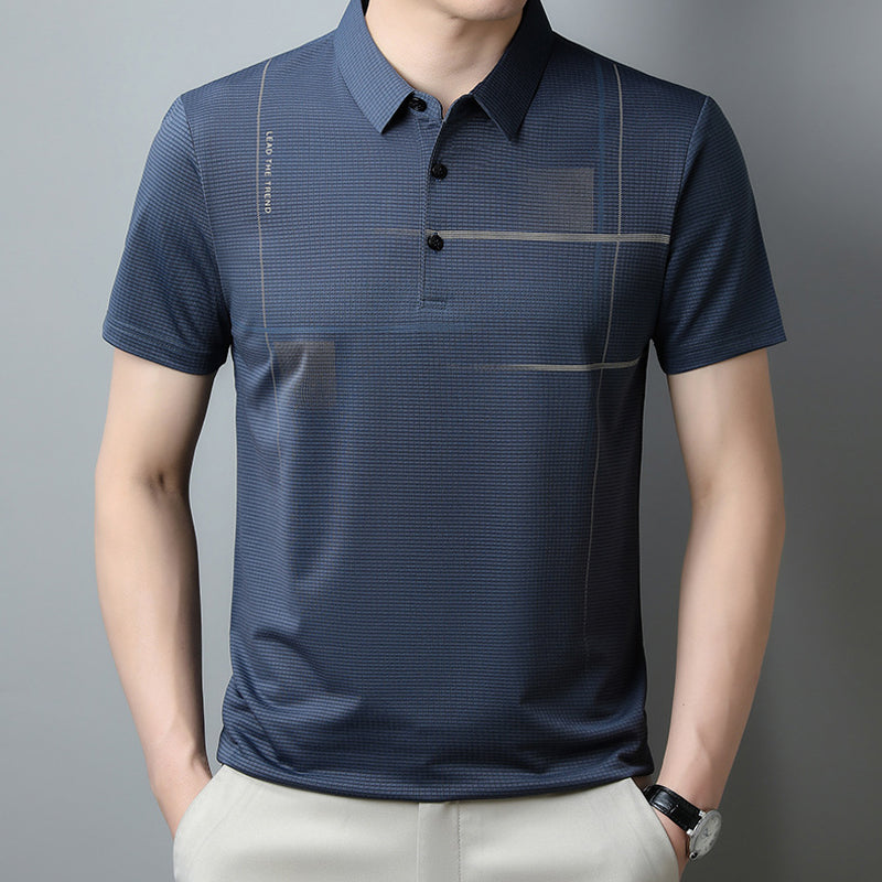 💥 Loose, cool, breathable lapel T-shirt for men