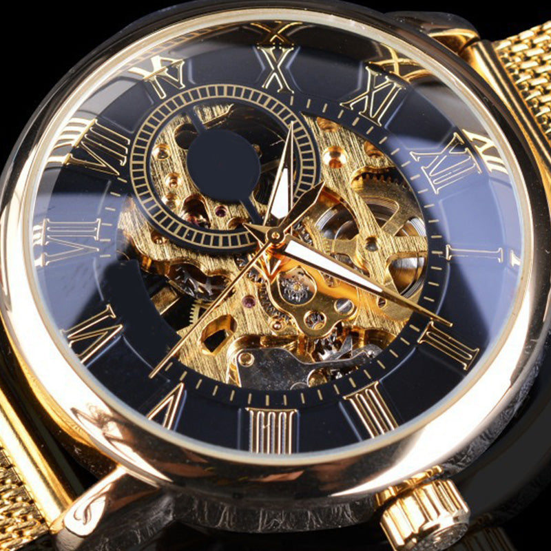 ⏳Offerta speciale a tempo limitato⌛Orologi da uomo scheletrati con lunetta meccanica