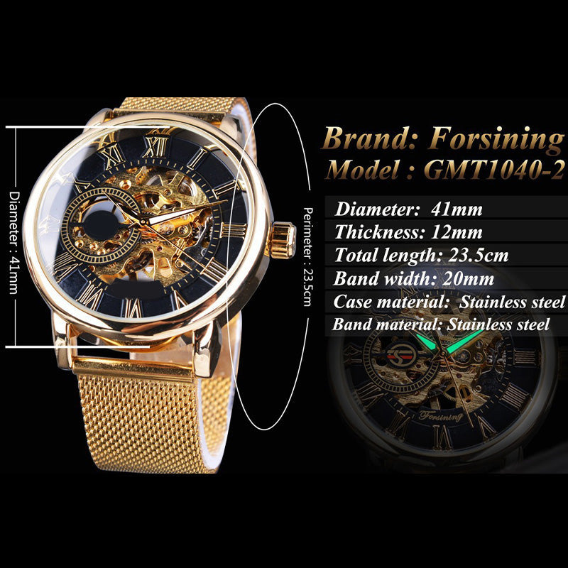 ⏳Offerta speciale a tempo limitato⌛Orologi da uomo scheletrati con lunetta meccanica