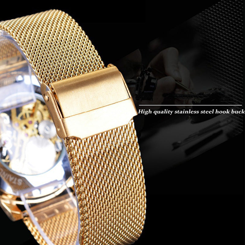 ⏳Offerta speciale a tempo limitato⌛Orologi da uomo scheletrati con lunetta meccanica
