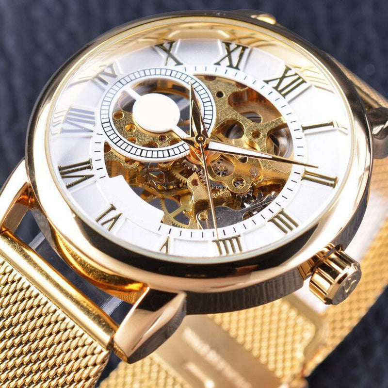 ⏳Offerta speciale a tempo limitato⌛Orologi da uomo scheletrati con lunetta meccanica