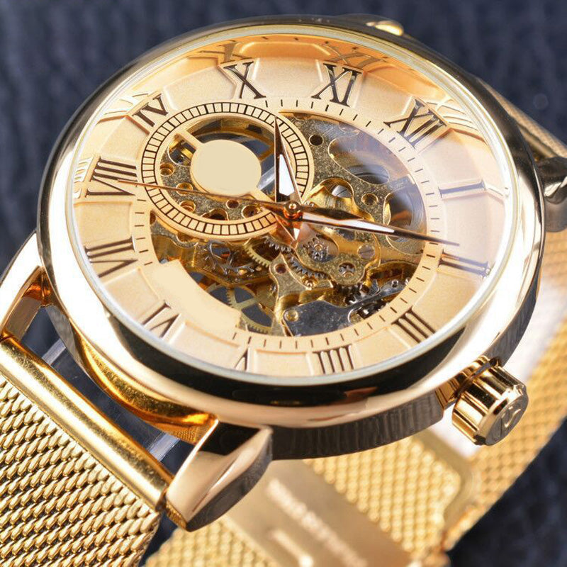 ⏳Offerta speciale a tempo limitato⌛Orologi da uomo scheletrati con lunetta meccanica