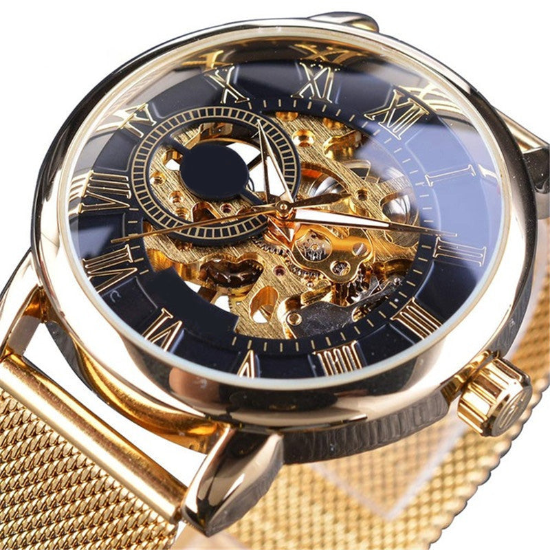 ⏳Offerta speciale a tempo limitato⌛Orologi da uomo scheletrati con lunetta meccanica