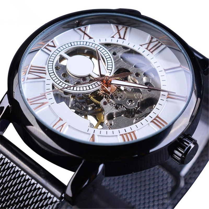 ⏳Offerta speciale a tempo limitato⌛Orologi da uomo scheletrati con lunetta meccanica