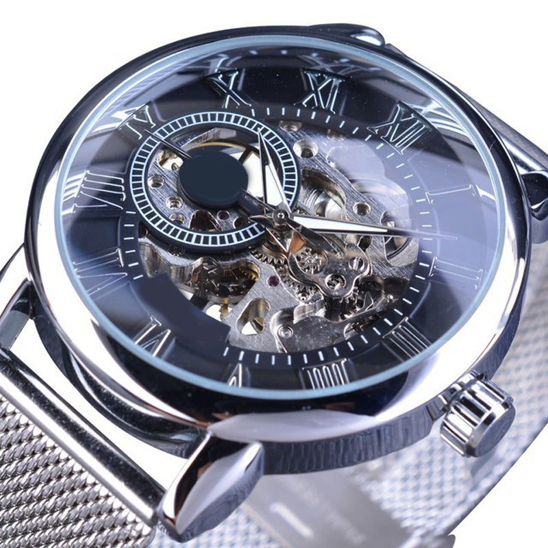 ⏳Offerta speciale a tempo limitato⌛Orologi da uomo scheletrati con lunetta meccanica