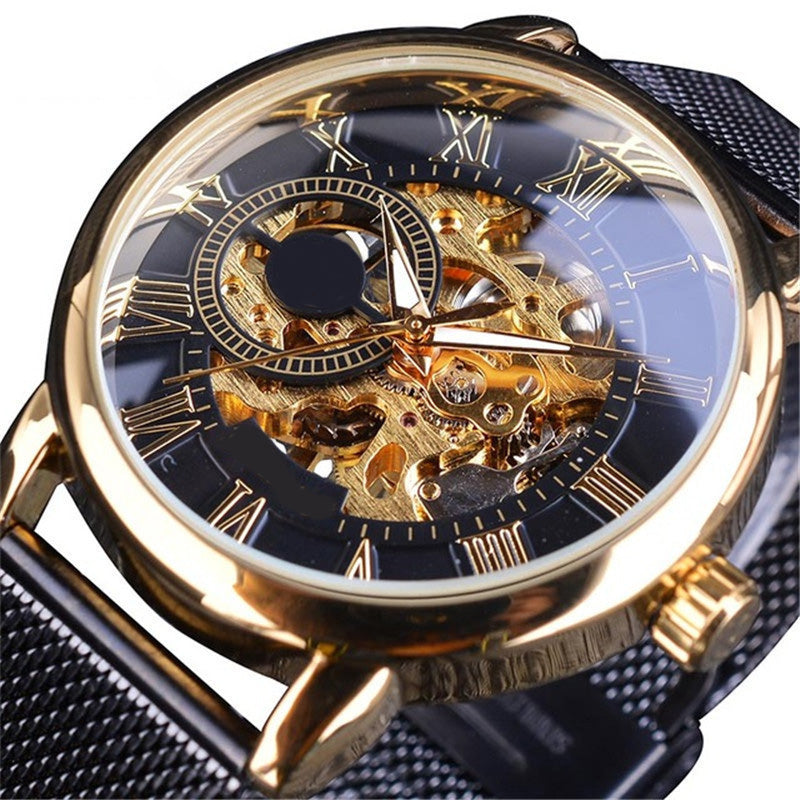 ⏳Offerta speciale a tempo limitato⌛Orologi da uomo scheletrati con lunetta meccanica