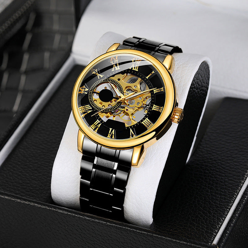 ⏳Offerta speciale a tempo limitato⌛Orologi da uomo scheletrati con lunetta meccanica