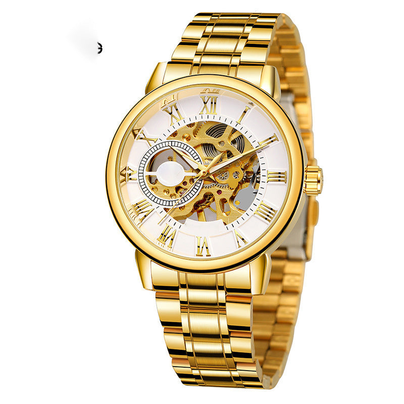 ⏳Offerta speciale a tempo limitato⌛Orologi da uomo scheletrati con lunetta meccanica