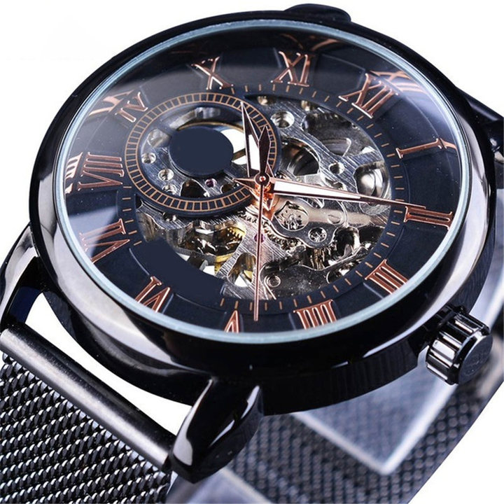 ⏳Offerta speciale a tempo limitato⌛Orologi da uomo scheletrati con lunetta meccanica