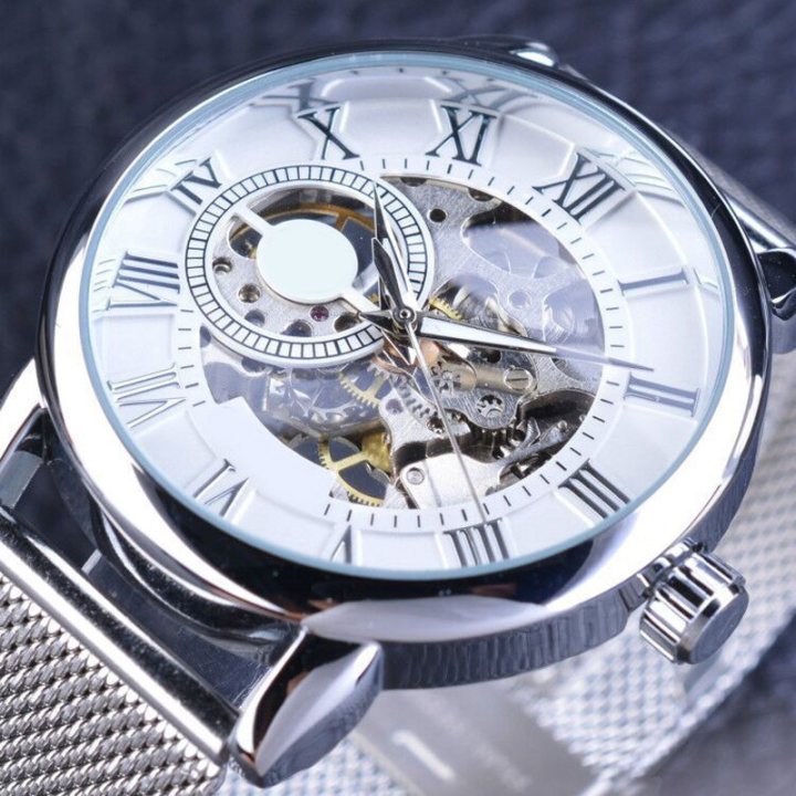 ⏳Offerta speciale a tempo limitato⌛Orologi da uomo scheletrati con lunetta meccanica