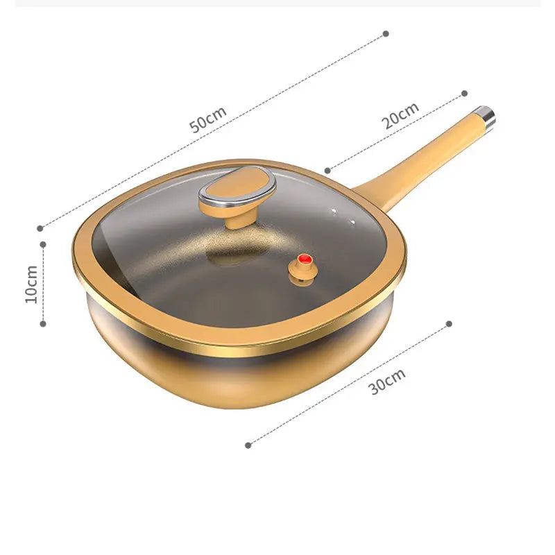 Titan-Keramik Topf mit Deckel 🍳 | Anti-Haft 5x stärker | Für ALLE Herdtypen 🔥