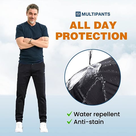 👖Letzter Tag 46% Rabatt🔥MultiPants – strapazierfähige Cargohose mit hoher Elastizität und mehreren Taschen