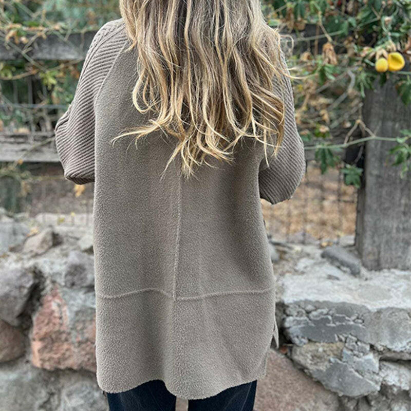 ❄️🍂Mittellanger Damenrock mit doppelten Knöpfen und Revers -❤️🔥Bleib diesen Winter schön warm!