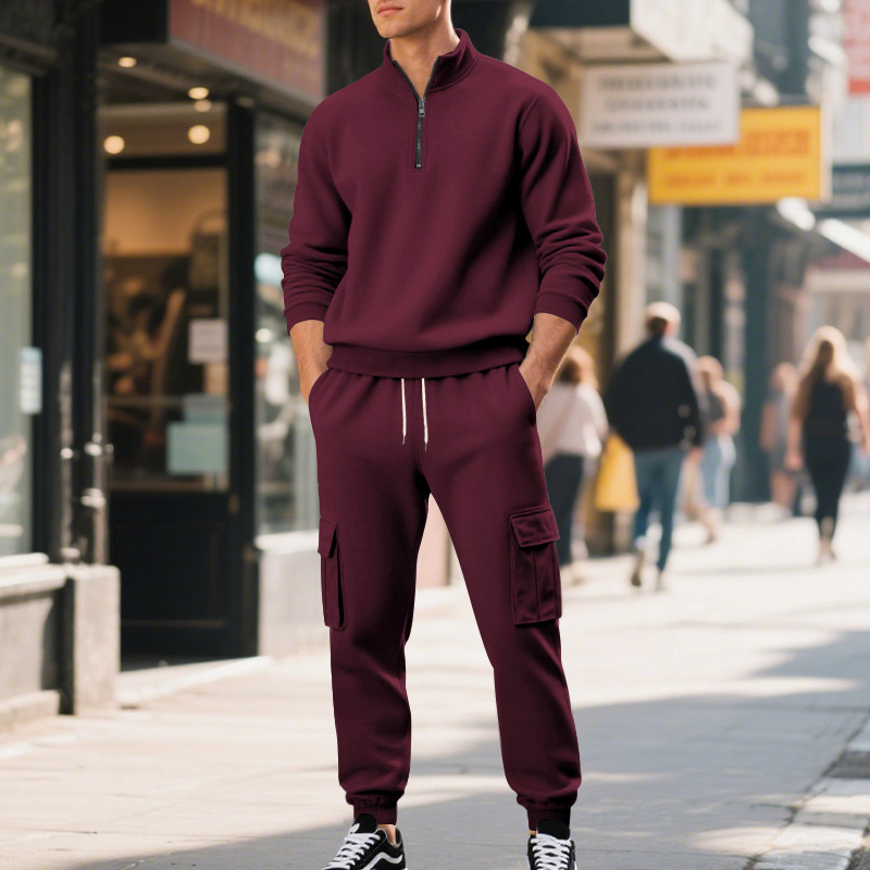 Chic Versatile Men's Warm 2-Piece Set
