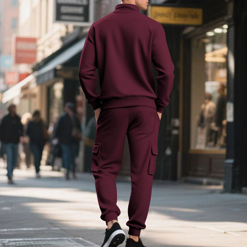 Chic Versatile Men's Warm 2-Piece Set