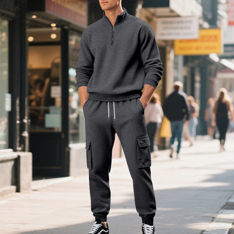 Chic Versatile Men's Warm 2-Piece Set